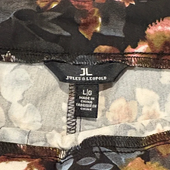 Jules & Leopold Multicolor Floral Pants - Picture 2 of 3